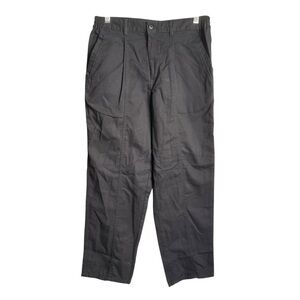 Apparatus Pleated Front Chino Uniform Pants Boys Size 14 Husky Black NWOT